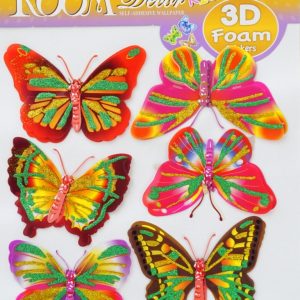 Наклейка 3D МЕТЕЛЬКИ №5