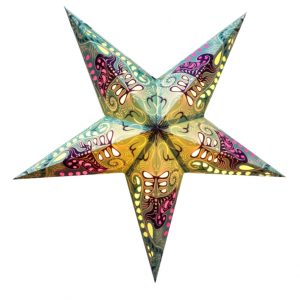 Абажур Зірка картонна 5 променів GREEN SHIVA