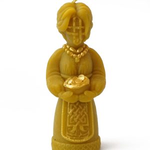 Свічка Грошова Мотанка Жовта