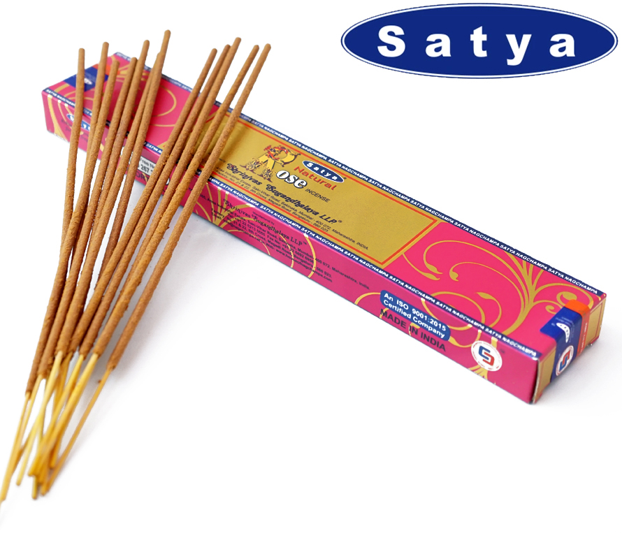 Ароматичні палички Натуральна троянда Satya Natural Rose
