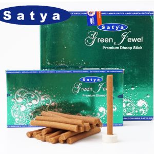 Ароматичні палички Зелена коштовність Satya Green Jewel DHOOP