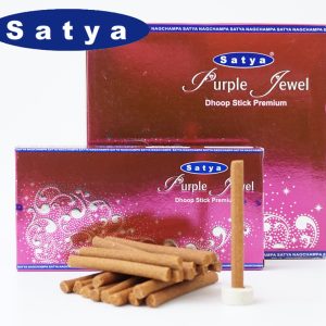 Ароматичні палички Фіолетова коштовність Satya Purple Jewel DHOOP