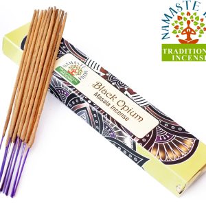 Ароматичні палички Чорний опіум Namaste India Black opium