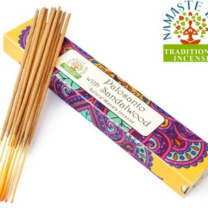 Ароматичні палички Пало Санто з сандалом Namaste India Palo Santo Sandalwood