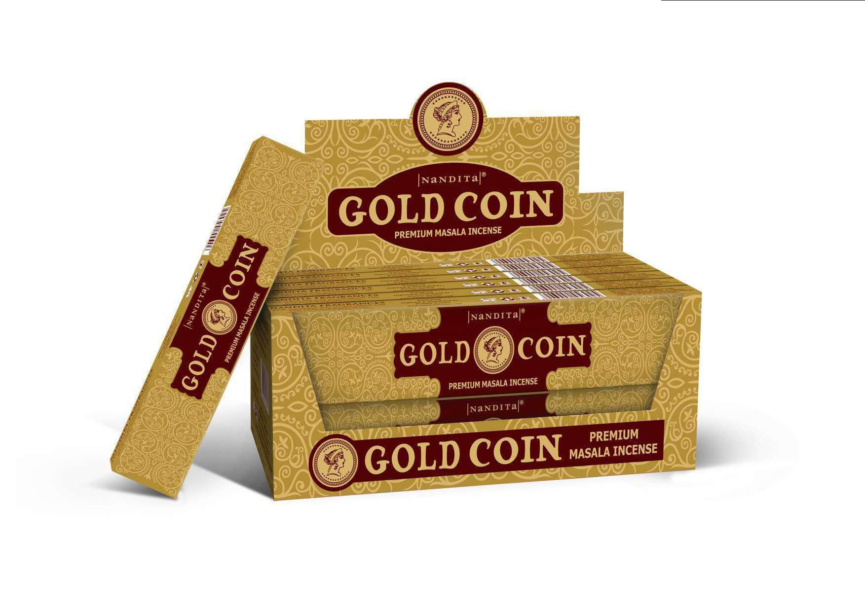 Ароматичні палички Золота Монета Nandita Gold Coin — изображение 4