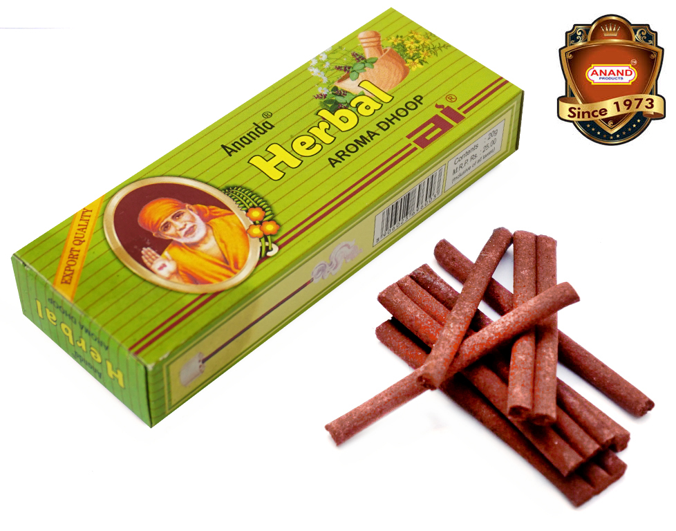 Ароматичні палички Трав'яні ANAND'S HERBAL AROMA DHOOP