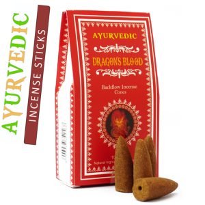 Ароматичні конуси Кров дракона Ayurvedic BACK FLOW Dragon Blood