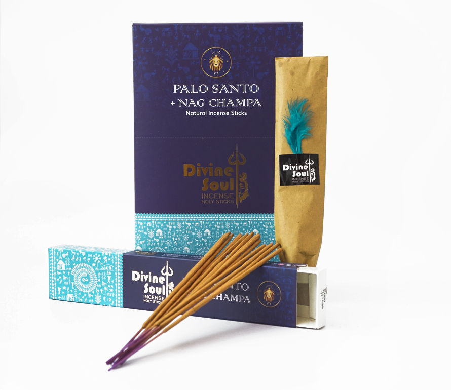Ароматичні палички Пало Санто Наг Чампа Divine Soul Palo Santo Nag Champa — изображение 4