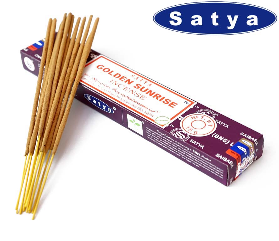 Ароматичні палички Золотий схід Satya Golden Sunrise