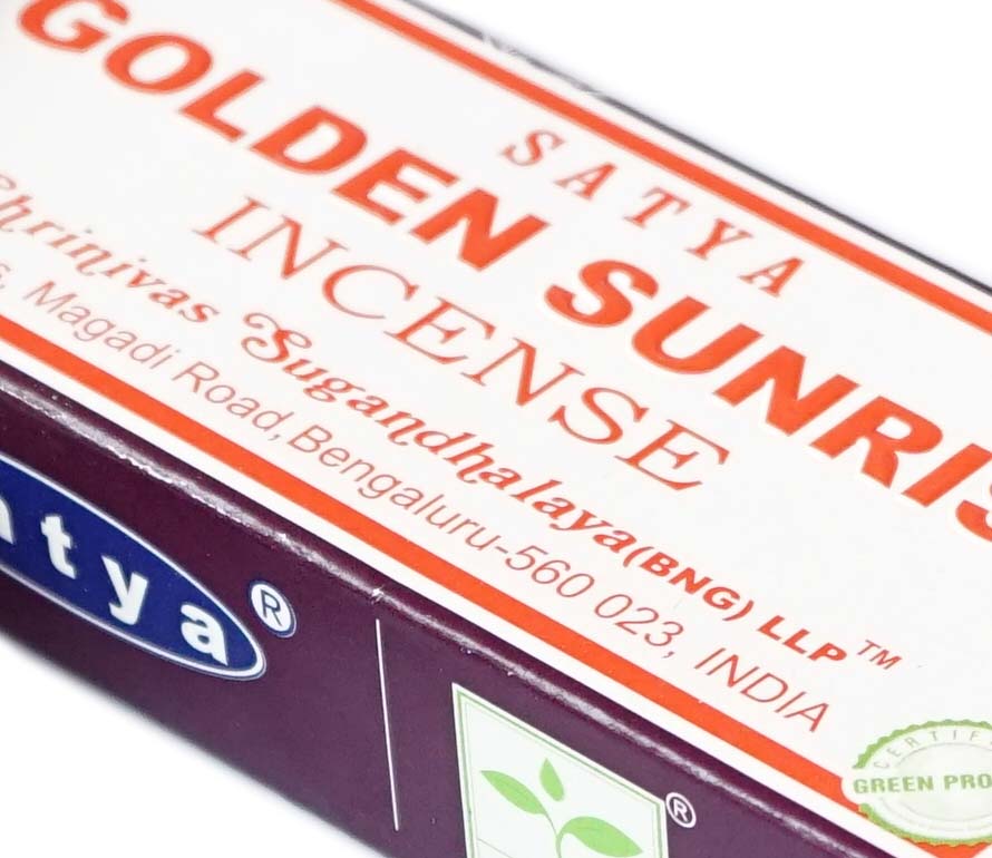 Ароматичні палички Золотий схід Satya Golden Sunrise — изображение 3
