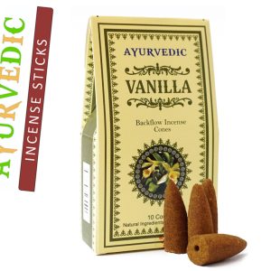 Ароматичні конуси Ваніль Ayurvedic Back Flow VANILLA