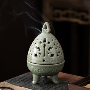Курильниця Яйце із селадонової кераміки