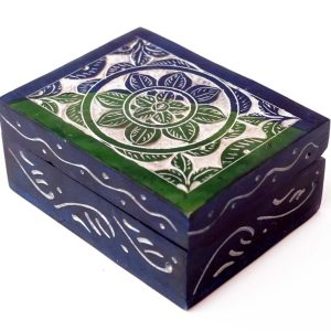 Скринька кам'яна фарбована NO.-219