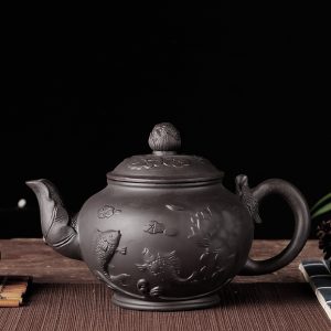 Чайник "Рибки" Чорний 1000мл.