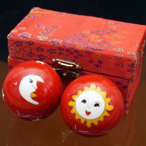 Масажні кулі Баодінг пара d = 4,7см. Емаль №25